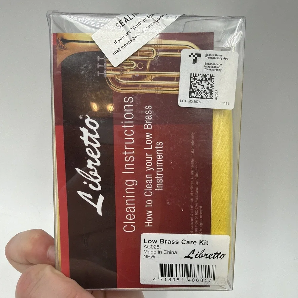 Trumpet‎ (Cornet) ALL-INCLUSIVE Care Kit w/Instructions: Valve Oil+Slide Grease